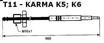 Termočlánek KARMA K2, K3, K4, K5