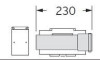 VAILLANT Revizní otvor Ø 60/100mm, PP, odkouření pro kondenzační kotle