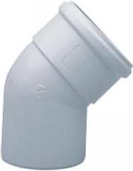 Koleno 45° Ø 60 mm, plastové pro KOndenzační kotle 