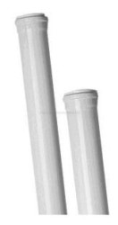 Trubka Ø 80 mm, délka 2000 mm, plastová pro KOndenzační kotle