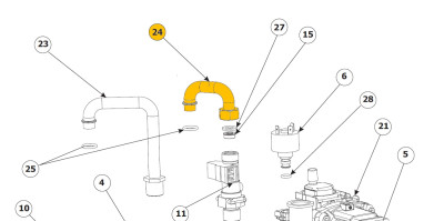 BRANO Trubka D14 vstup TUV; ND 56156