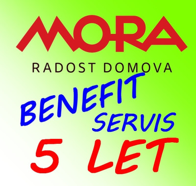 MORA Benefit servis 5 let