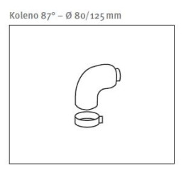 Odkouření PROTHERM Koleno 87° – Ø 80/125 mm