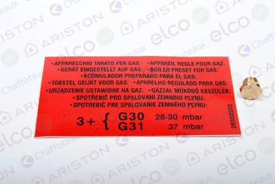 ARISTON Tryska hlavního hořáku PB