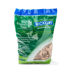 BIG GREEN EGG Dřevěné štěpky na uzení Hickory ořech 2,9 l